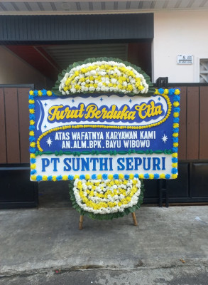 Papan Bunga Duka di Dukuhseti